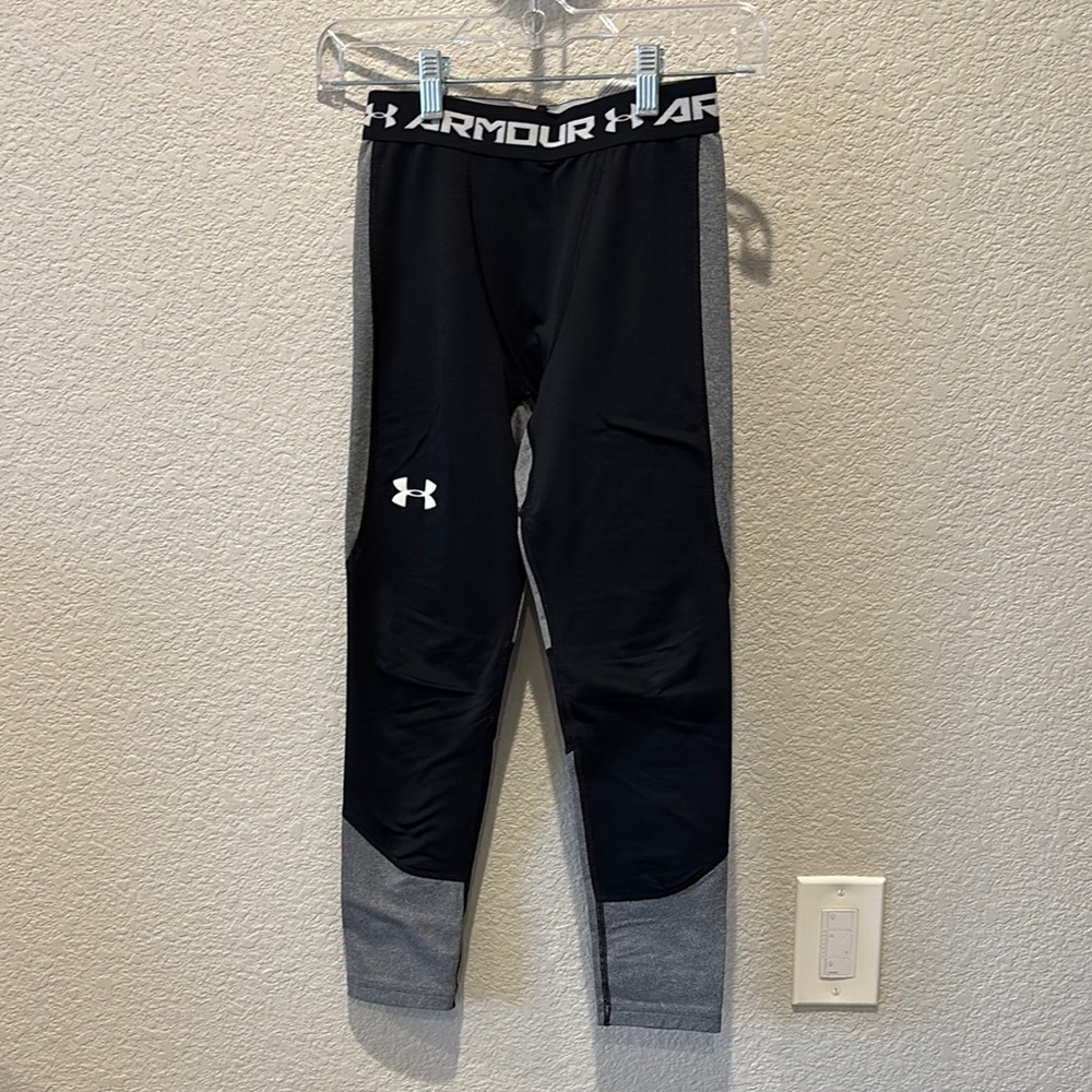 Under Armour Kids Black and Gray Bottoms